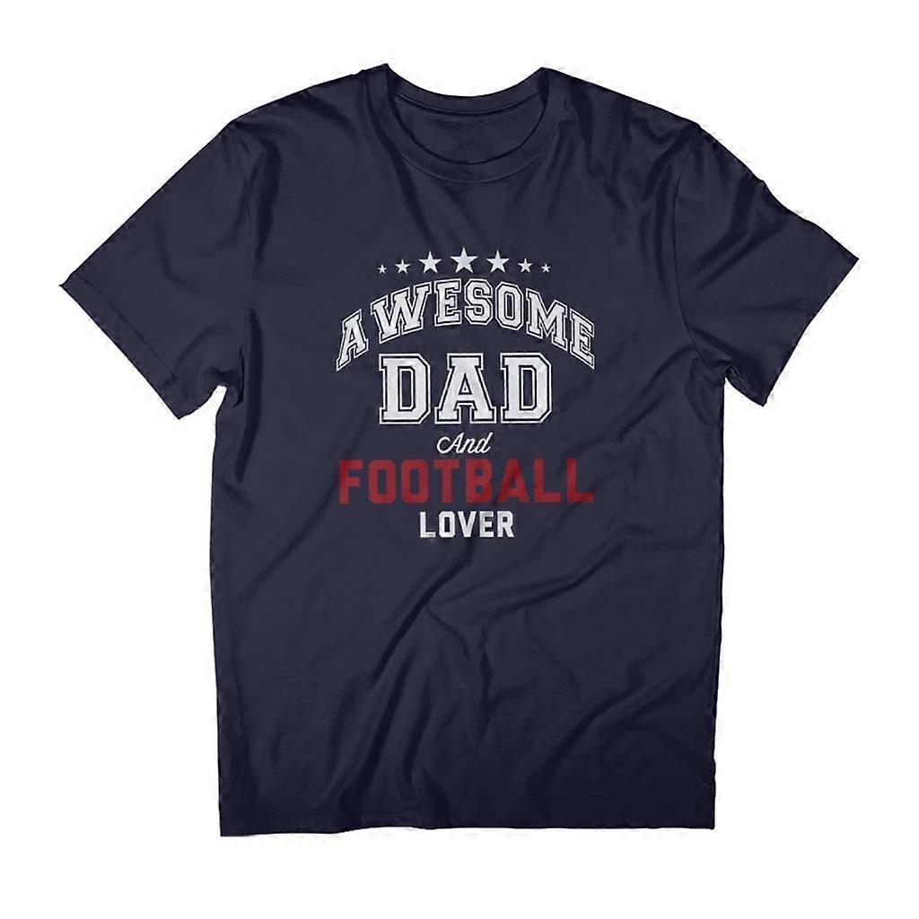 Awesome Dad And Football Lover Men's Father's Day T-Shirt