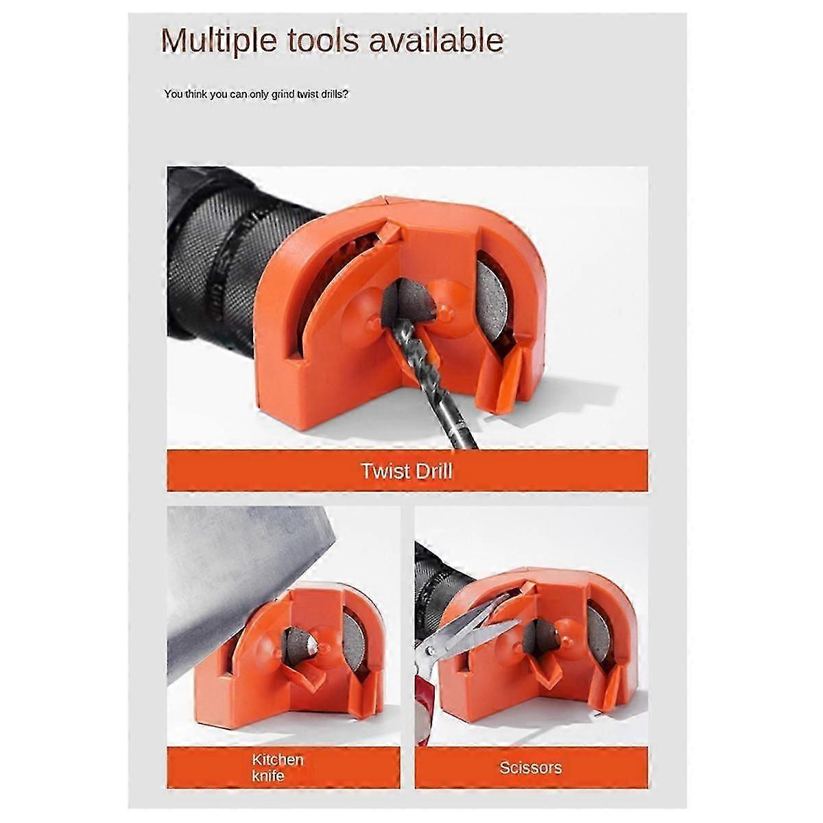 Drill Bit Grinding Artifact Functional Twist Drill Grinding Artifact Portable Drill Grinder Electric Drill Grinding A