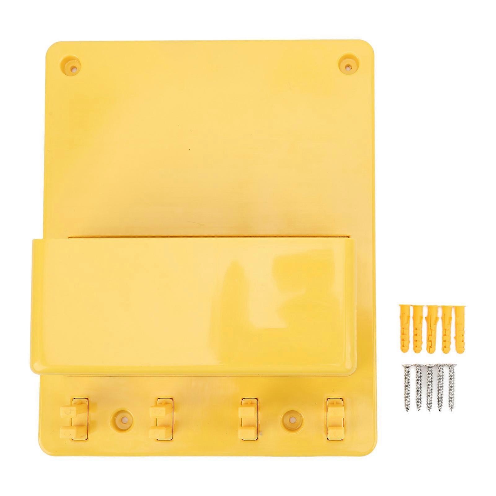 Wall Mounted Safety Padlock Station - Compact Lockout Tagout Board, Easy Install, Durable