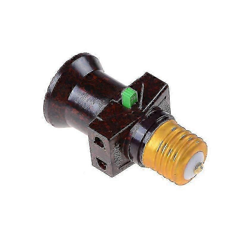 1pc E27 Screw Base Light Holder Convert To With Switch Lamp Bulb Socket Adapter-Good