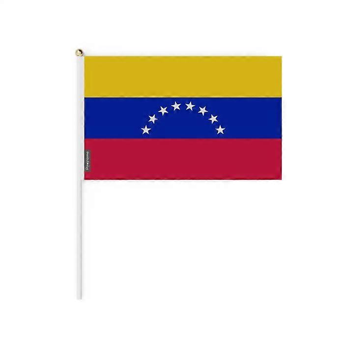 Mini Flag of Venezuela – 14 x 21 cm – Handheld – Polyester – 1 piece