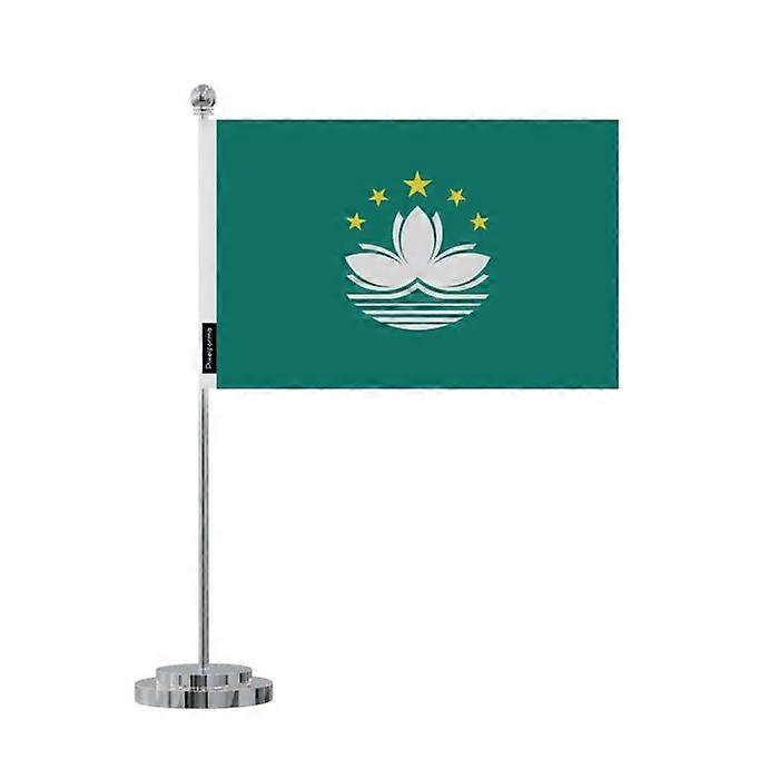 Macao desk flag in 14 x 21 cm