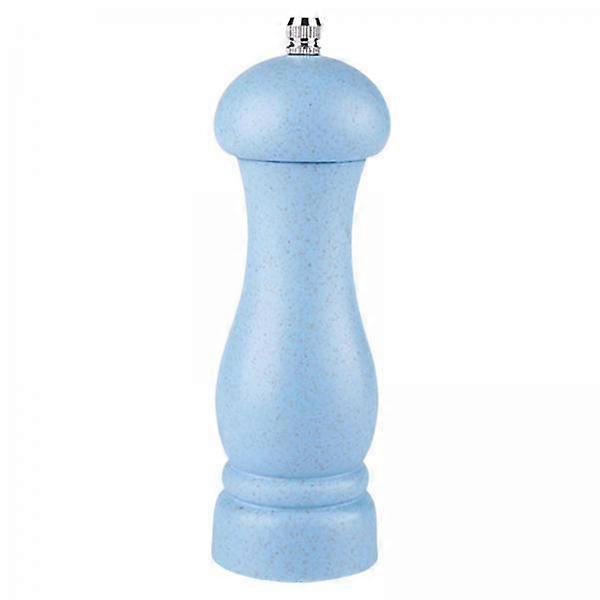 2xManuelle Pfeffer- oder Salzmühle Keramik Mahlkern Nachfüllbar Verstellbar Blau