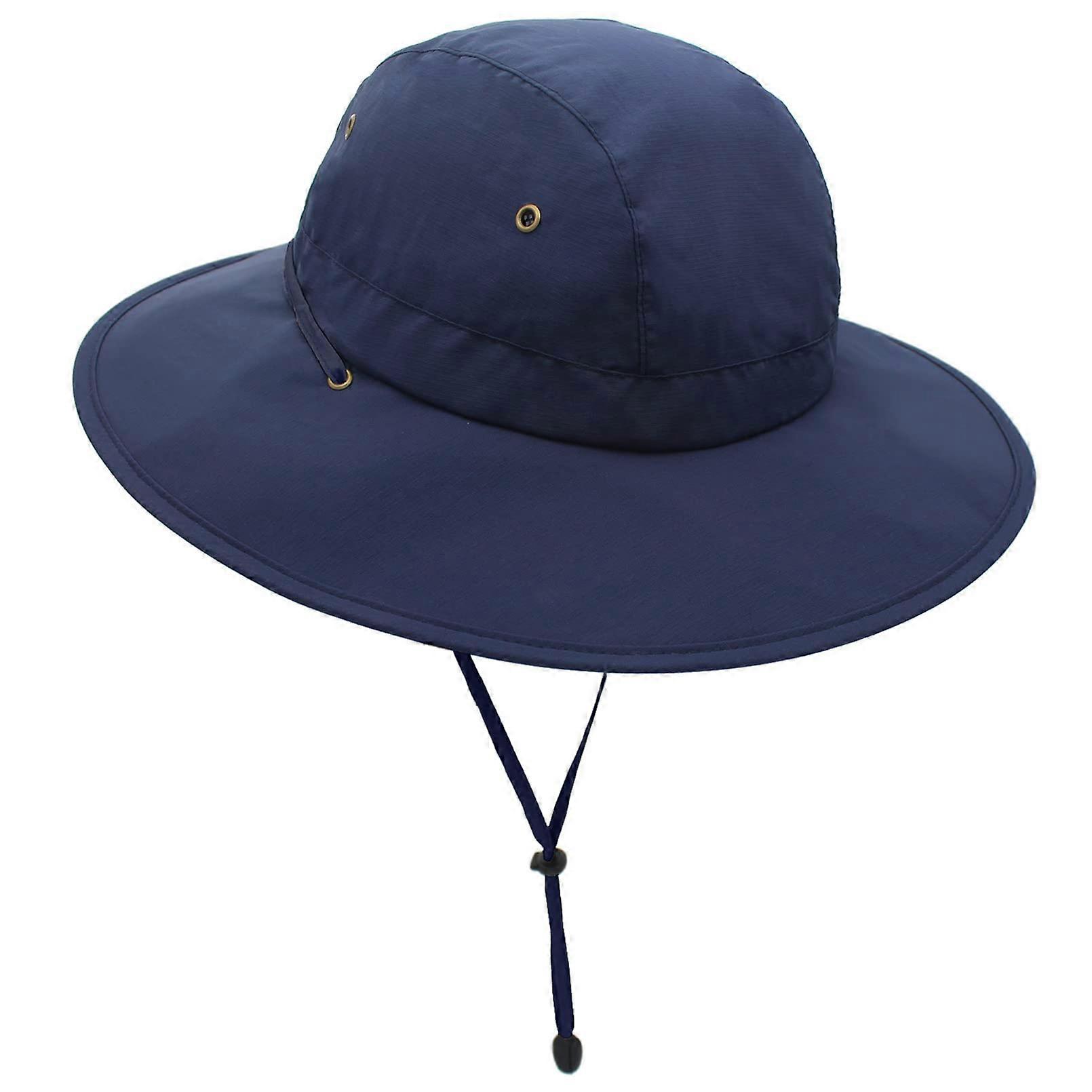 Sun Hats for Men with UV Protection UPF50+, Foldable Adjustable Fishing Hiking Safari Cap in Lightweight Material