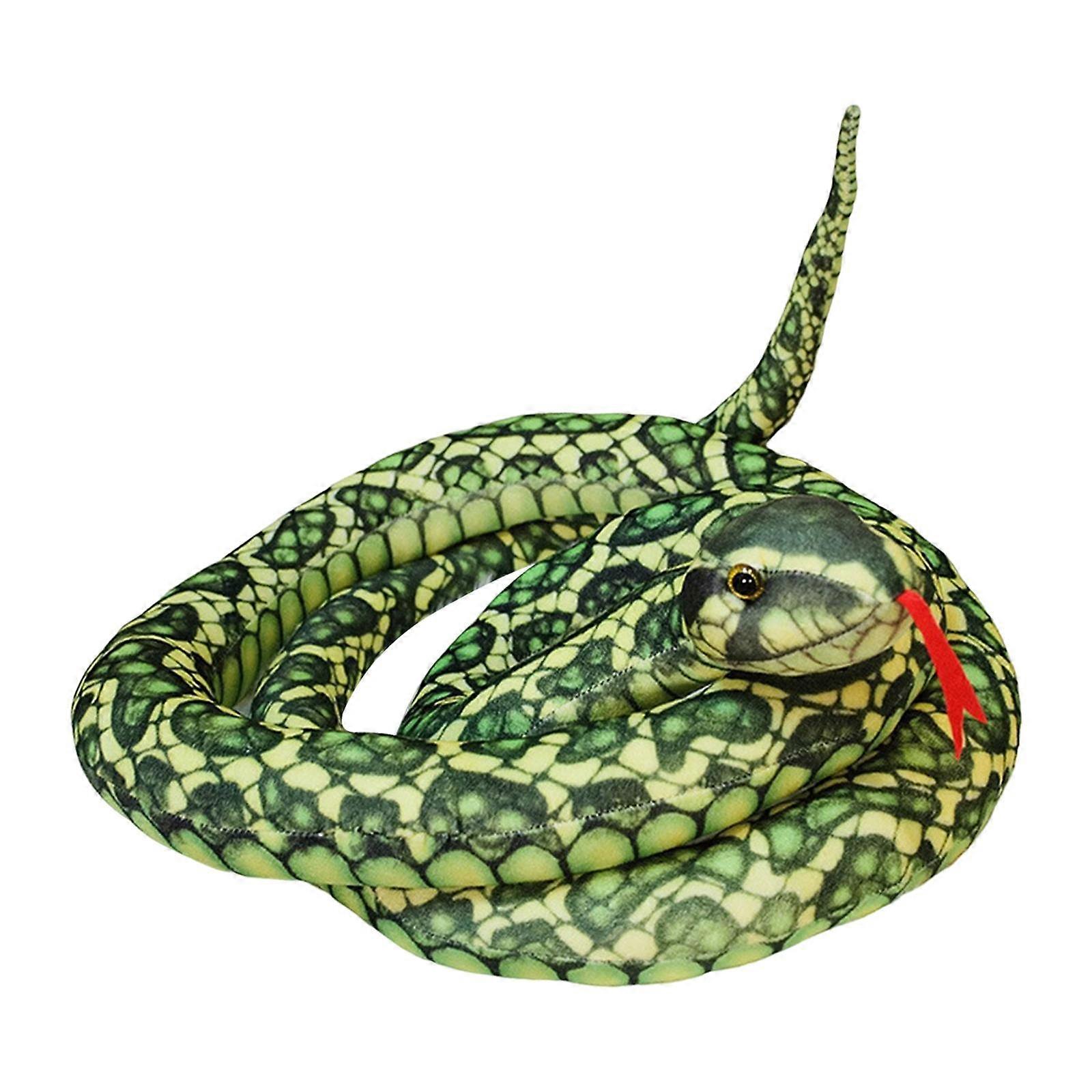 Lebensechte Simulation Lange Python Stoffschlange Home Dekorationen Halloween Requisiten
