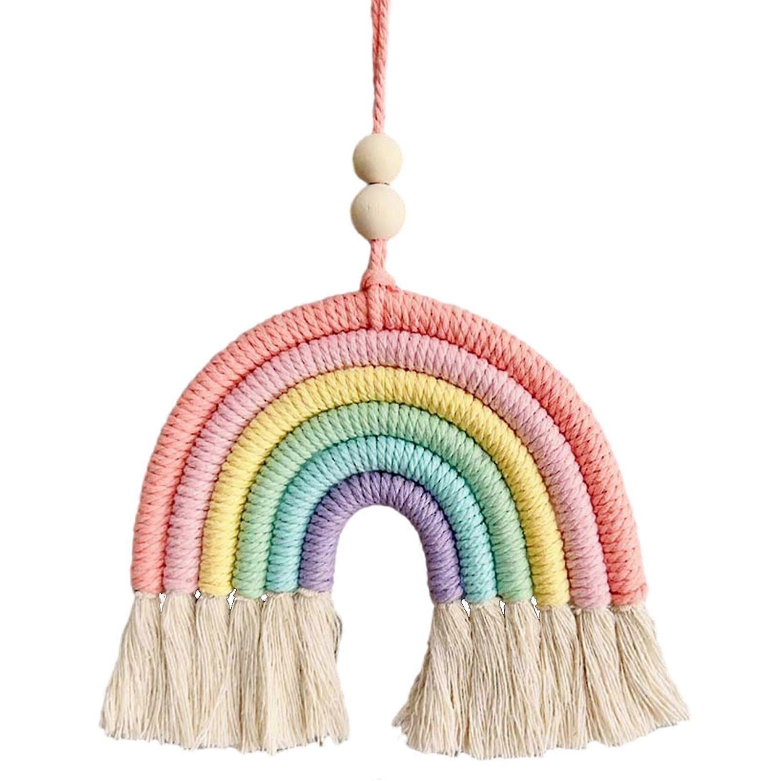 Bunte BeHandgewebte Behänge Anhänger Regenbogenfarbe Behänge Dekore Perfektes Geburtstagsgeschenk