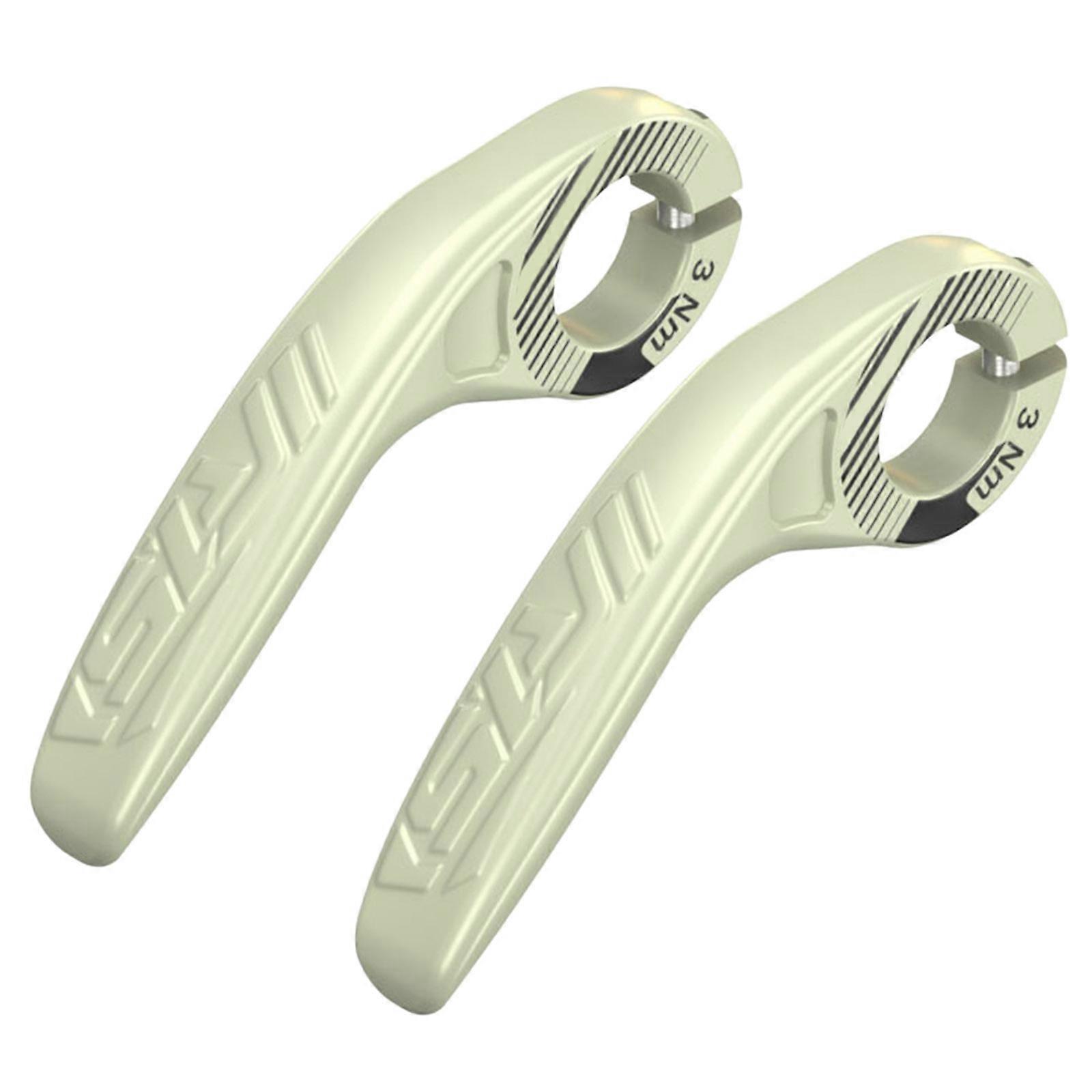 Embouts de guidon de VTT Poignée de remplacement Angles réglables Vélos Embouts de guidon Accessoires de cyclisme Thé au lait Gris