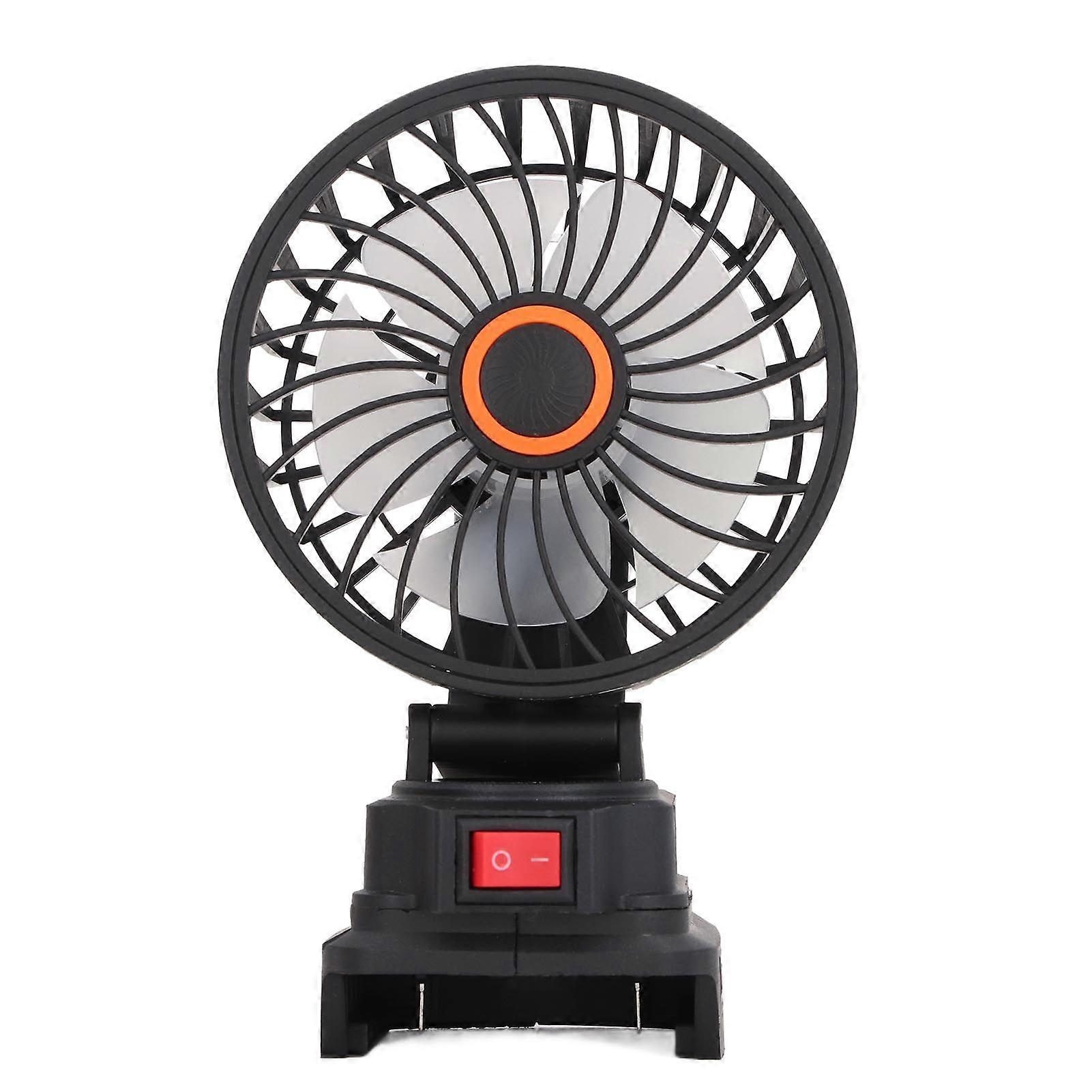 Ventilador de bateria de lítio de 4 polegadas de alta qualidade multifuncional para uso doméstico