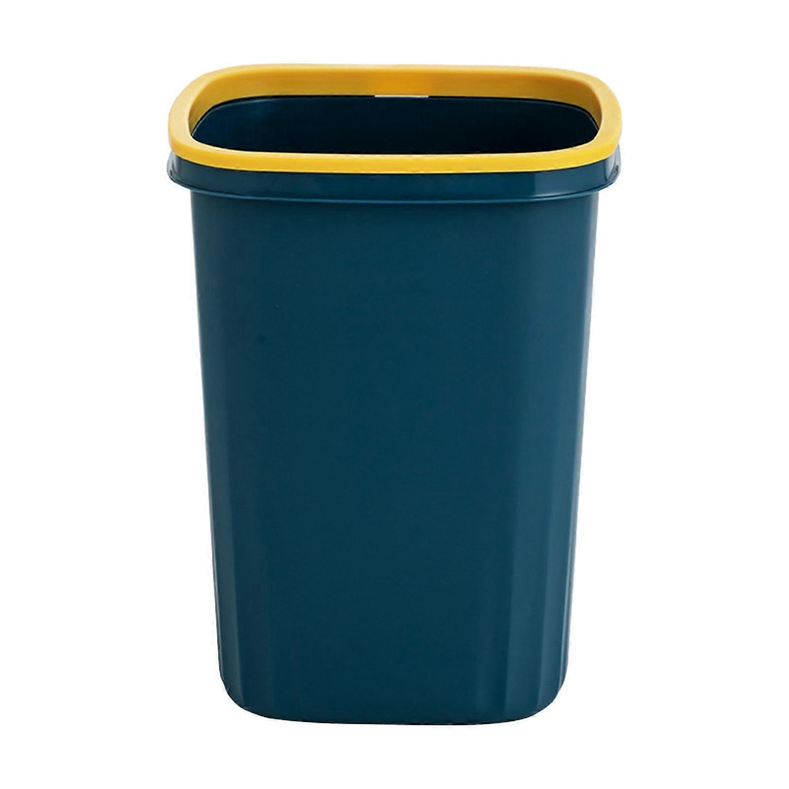 Trash Can Garbage Container Can without Lid Rectangular Rubbish Bin Open Top