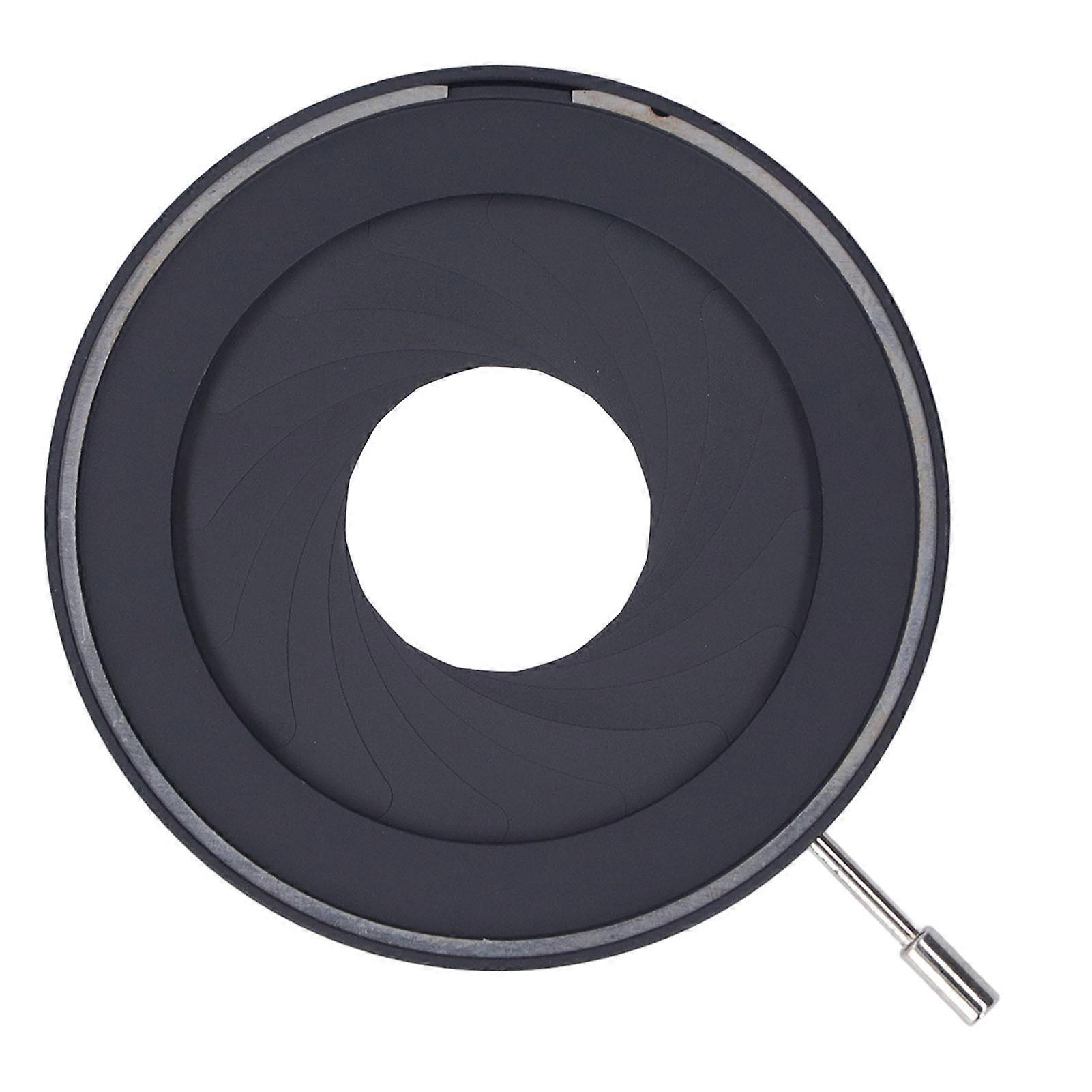 Adjustable Aperture Diaphragm for Microscope 2-50mm Iris Adapter Adjustable Objective Diaphragm Optical Diaphragm