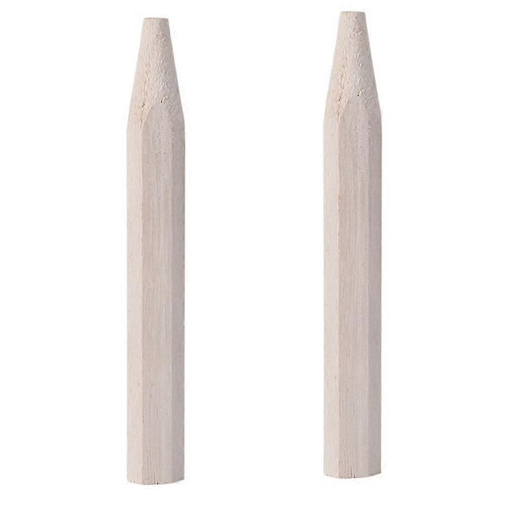 2Pcs Wooden Badminton Racket Handle Grip for G5 Racket Repair