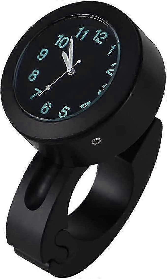 Universal Waterproof Handlebar Clock for Motorcycles and Bikes, Fits 7/8-1 Handlebars, Lightweight Design, Perfect for Motorcycle or Bike Ha