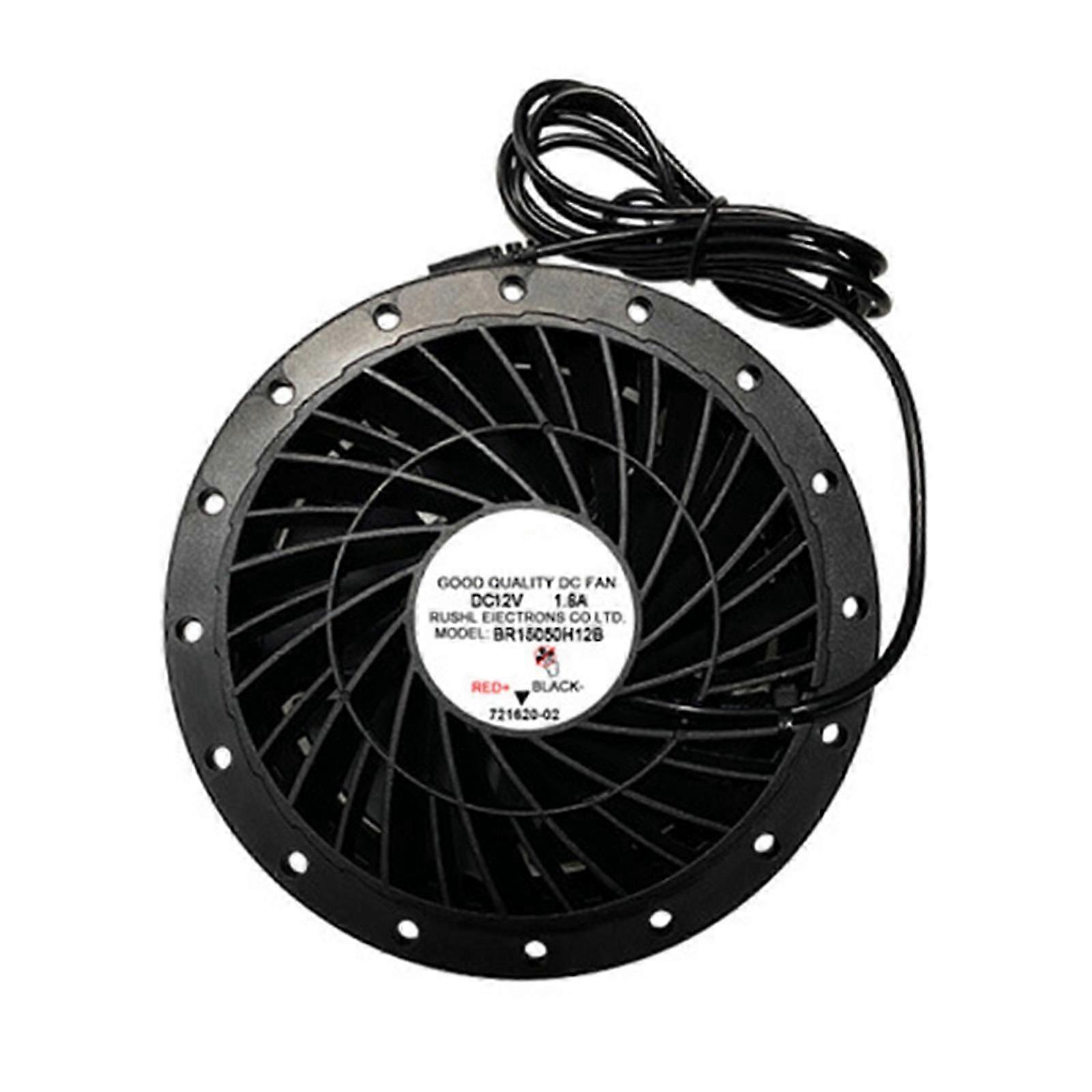 Easy To Install High Efficiency Duct Ventilation Fan Low Noise 12v For House Kitchen, Quick Air Exchange In Small Spaces Green