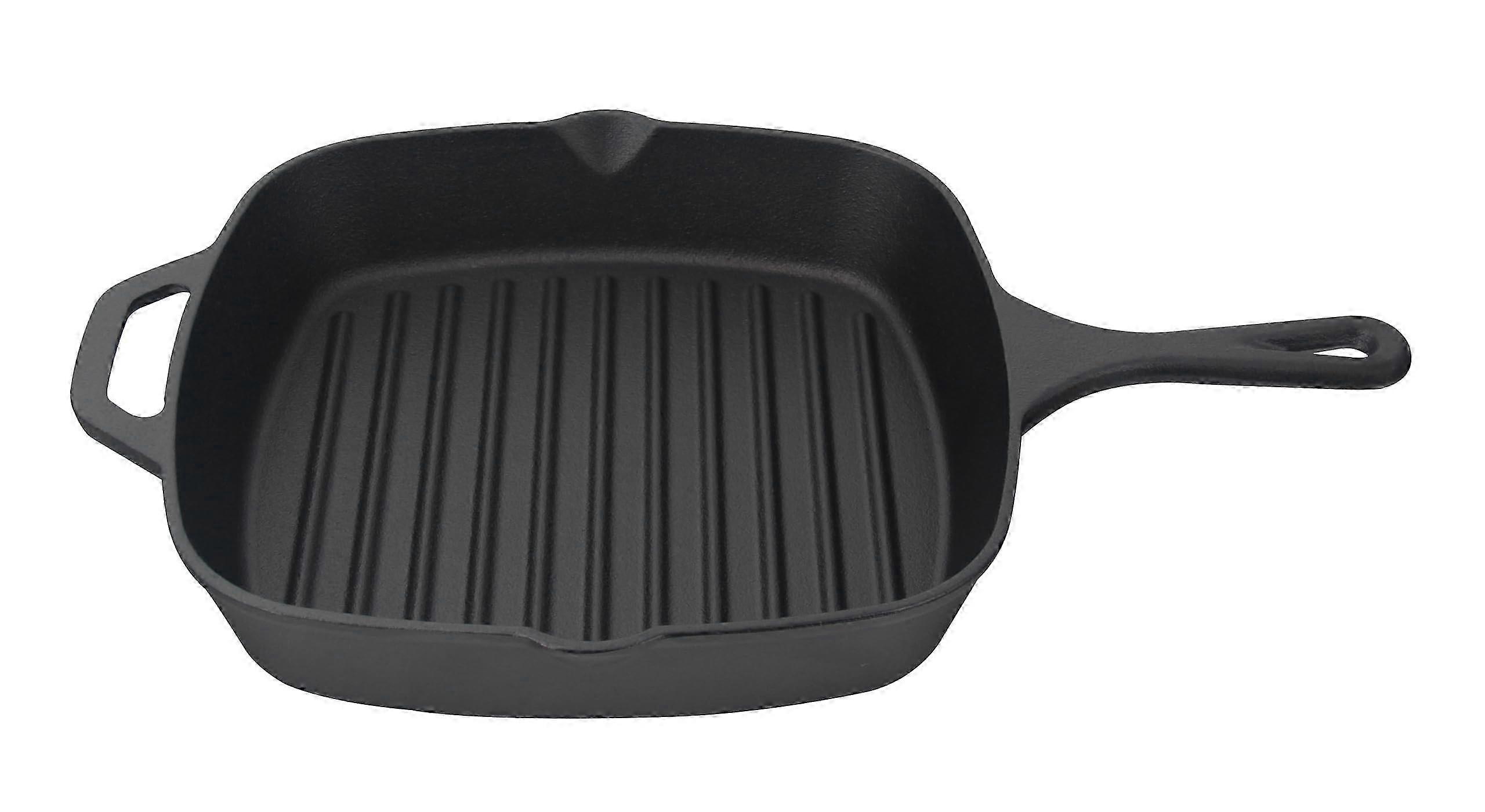 Poêle carrée pré-assaisonnée de 16 pi avec arêtes convenant à certaines marques