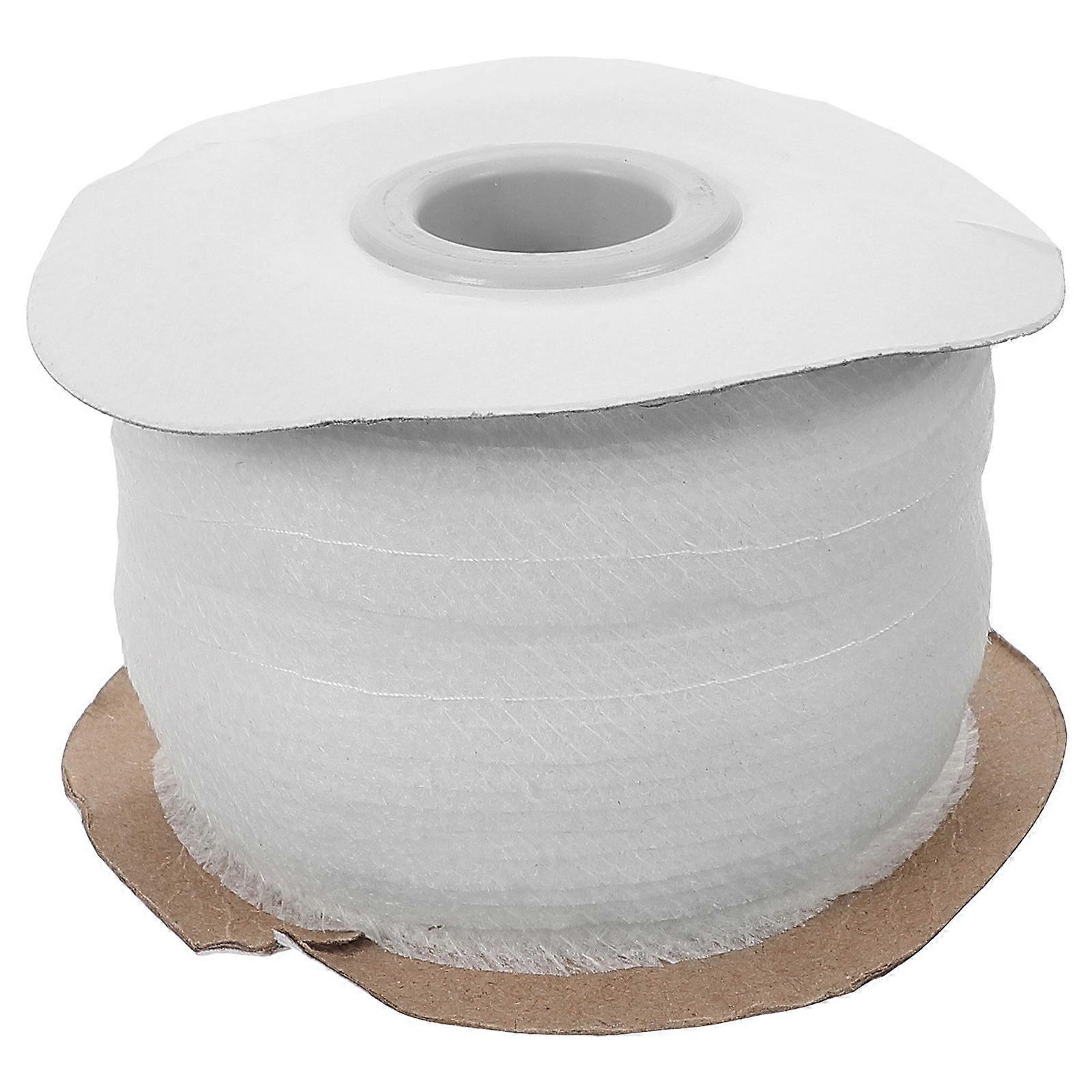 Non Woven Fusible Interfacing Fabric Roll for Clothing Sewing – Durable White Stretch Lining Strip for Easy Bonding and DIY Tailoring Projects