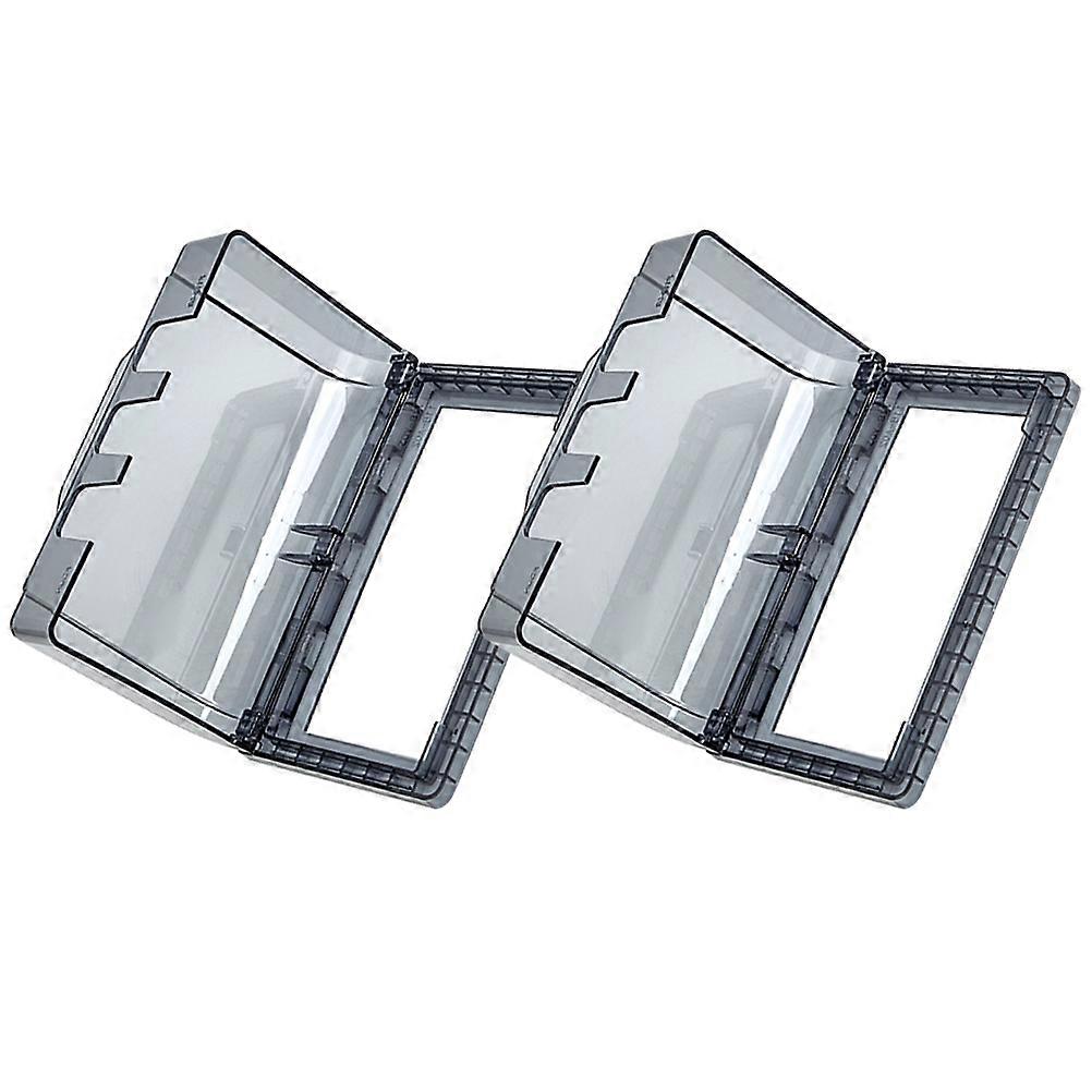 Splash Proof Single Slot Cover for Home Safety, Easy Installation Without Tools Needed