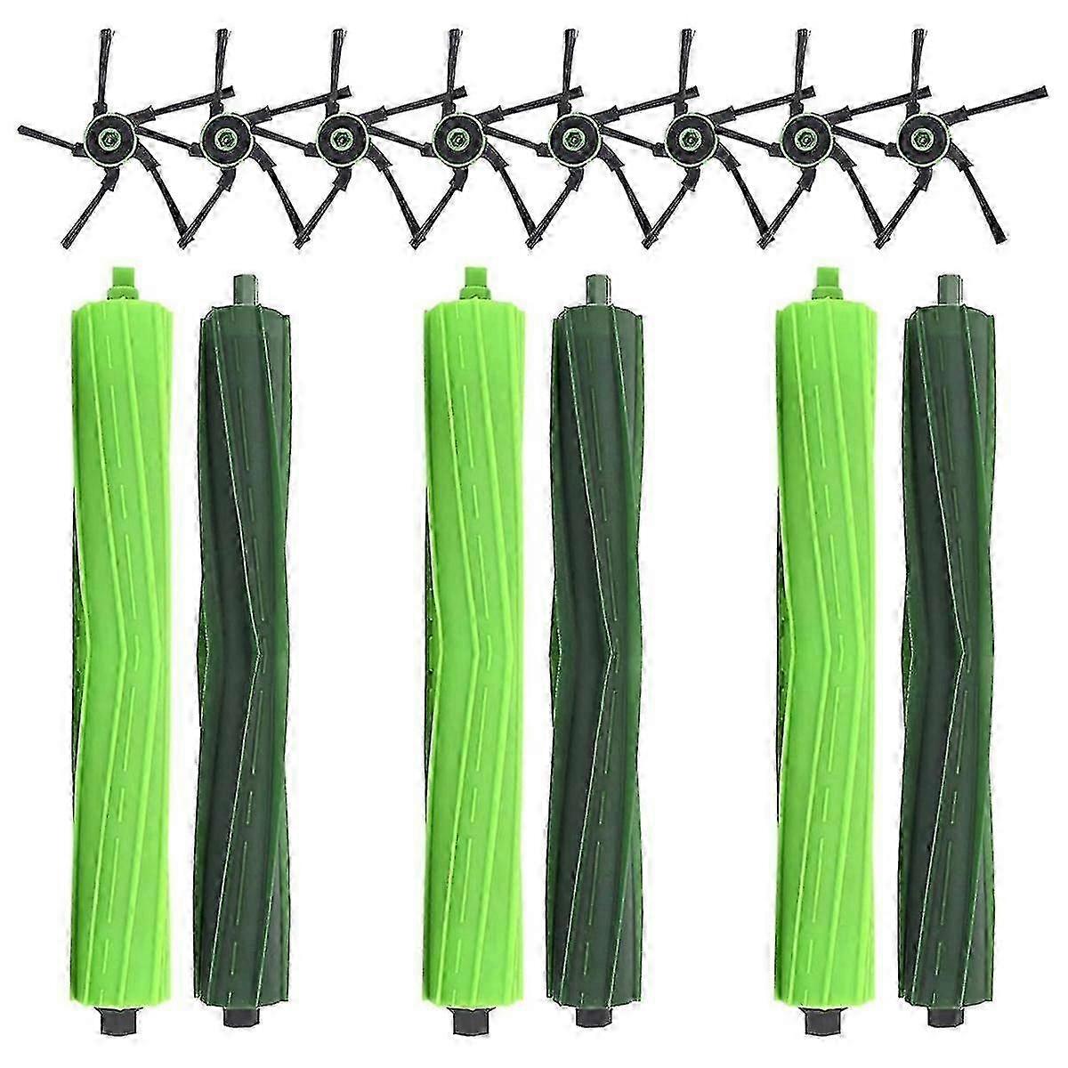 New Models For S9 (9150) S9+ S9 Plus (9550) S Series Ai Robot Vacuum Kits 3 Set Rubber Brushes, 8 Side Brushes 2025