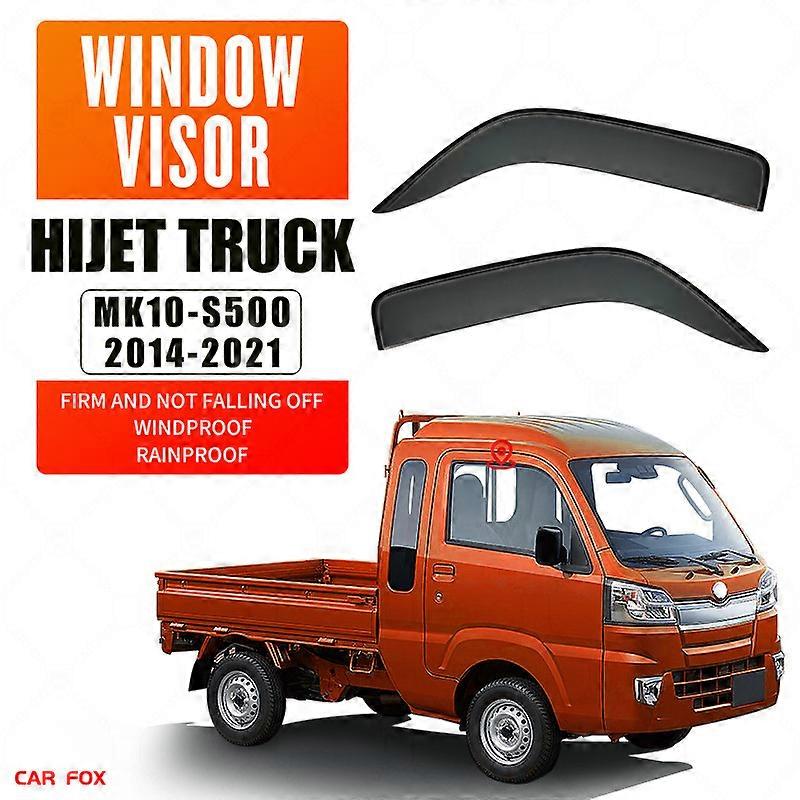 に適用 ダイハツ ハイゼット S700 2014-2022+ 車の窓のバイザー 日よけシェルター フロントガラス サイド ウィンドウ レイン サン シェード オート アクセサリー
