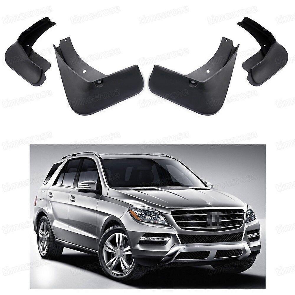 Compatible Car Mud Flaps Splash Guard Fender Mudguard for Mercedes-Benz M-Class ML350 12-15