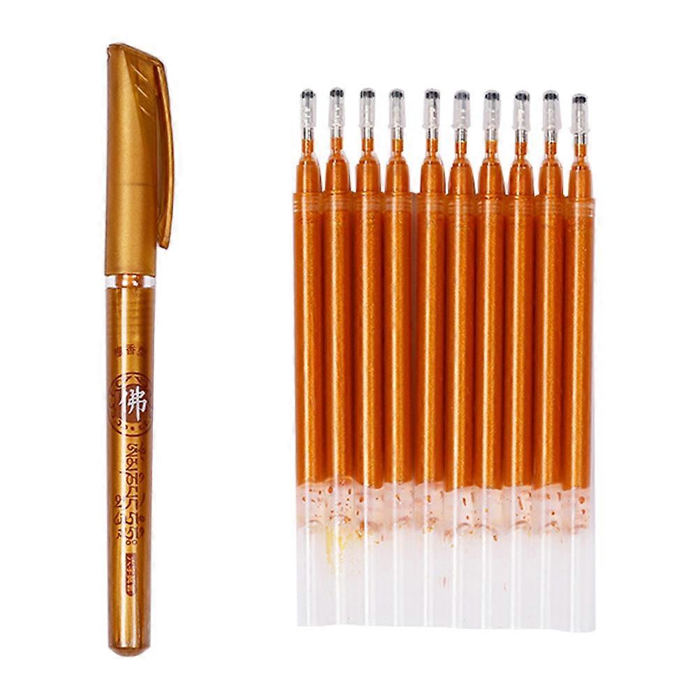Gel Pen Refills with Ink Refills, Portable Pen Holder Replacement for Calligraphy and Writing, Stationery Lovers Essential