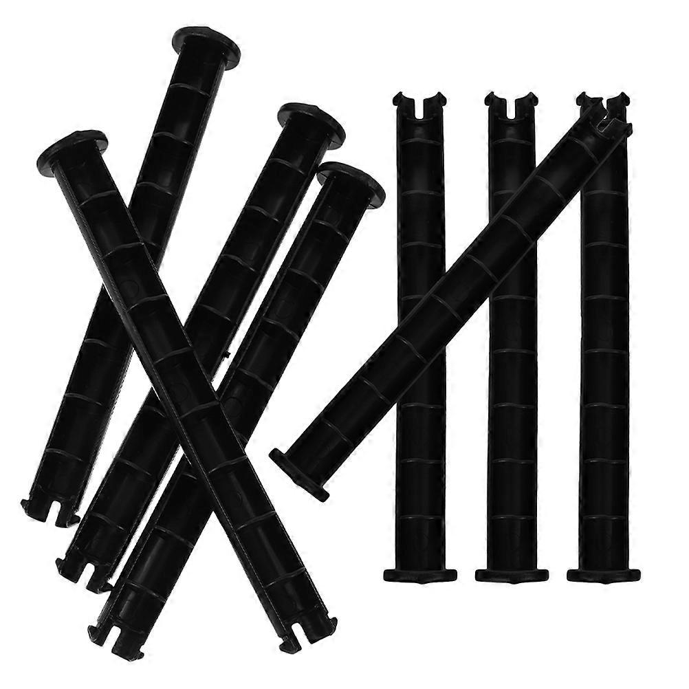 Lid Latch Lock Trash Can Lid Latch Sanitation Workers Easy Installation Black 8Pcs