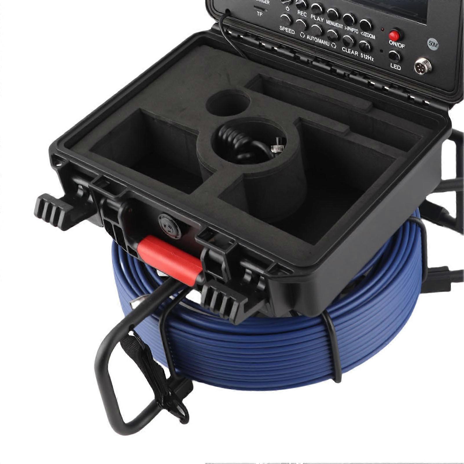 1080P HD 17mm Pipe Inspection Camera IP68 Waterproof Endoscope with Meter EU Plug 100-240V