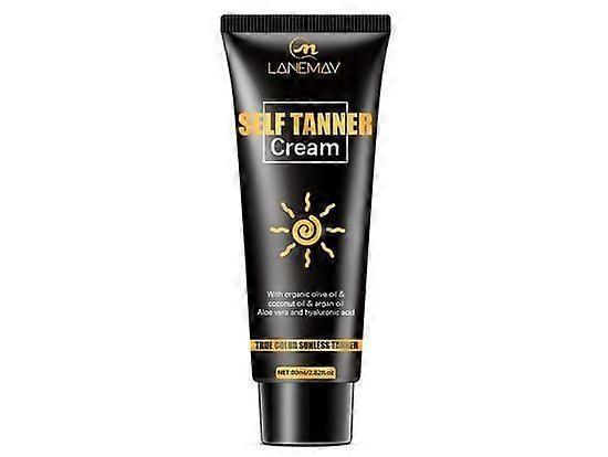 Tanning Accelerator Cream - Natural Tanning Lotion & Self-Tanner | Achieve Deep, Long-Lasting Tan with Organic Ingredients | For All Skin Tones, 80g |