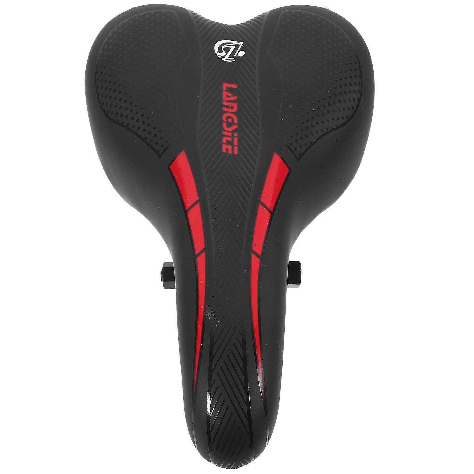 Comfortable Bike Seat Pad Breathable Mountain Saddle for Cyclists Easy to Install Remove Assorted Color 1Pcs