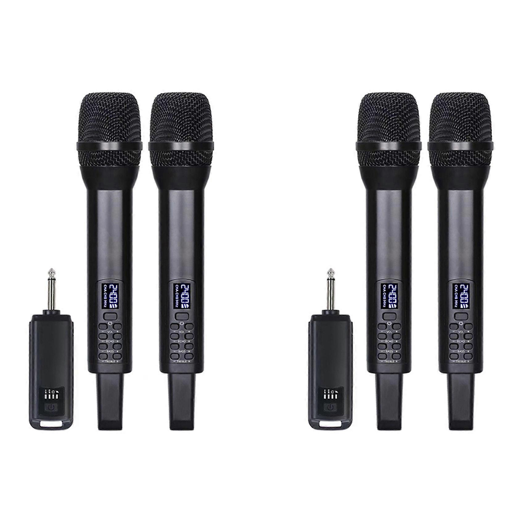 Karaoke Wireless Microphone Receiver Audio Singing Performance