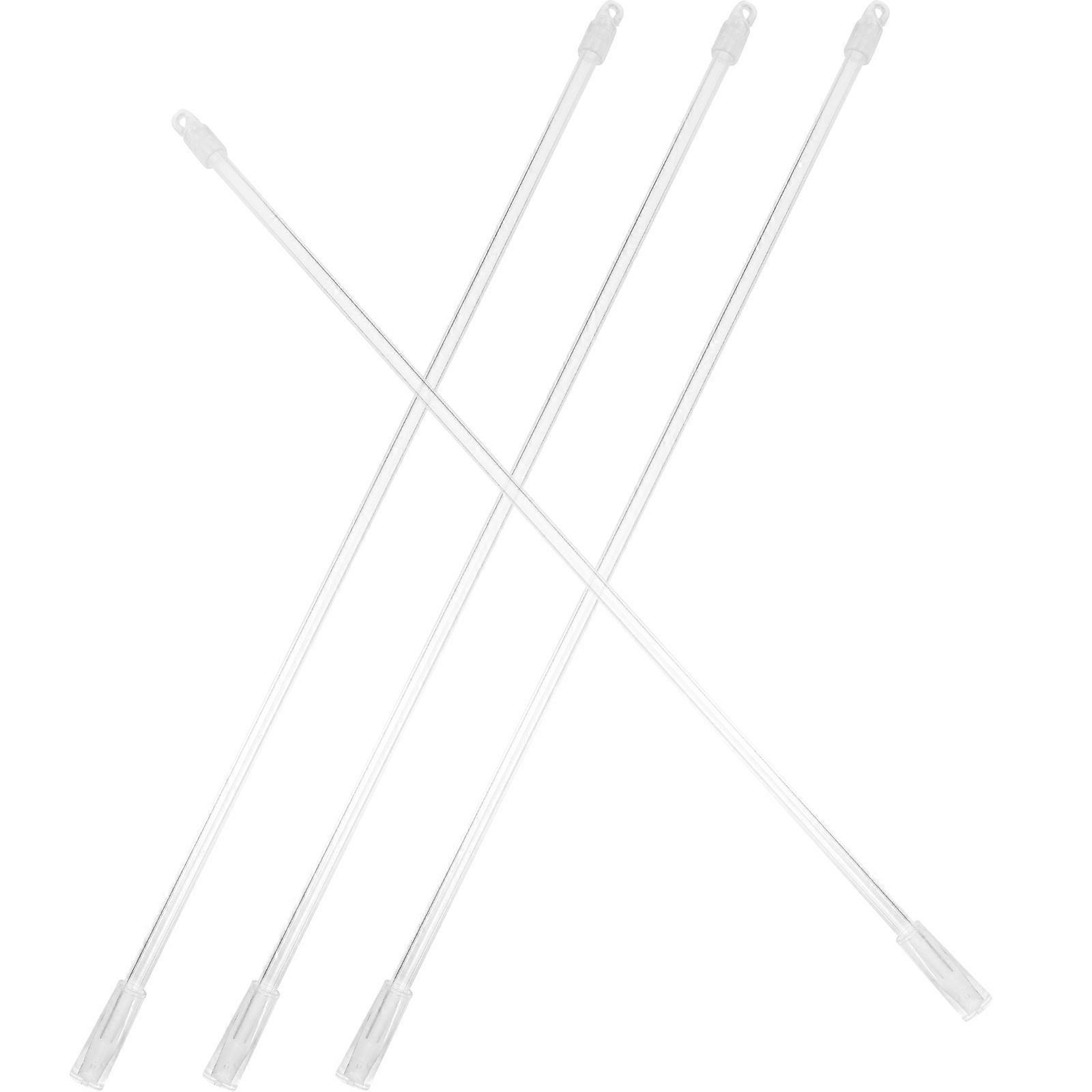 Universal Drapery Pull Rod Blind Wand Replacement 43.50X1.00X1.00CM 4 Sets