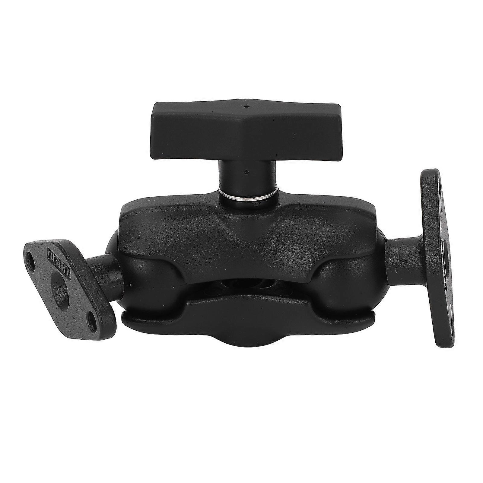 Double Ball Mount Aluminum Alloy Double Socket Arm Ball Mount with 1.5 Inch C Size Ball Adapter for Tablet Phone Vehicle Boat Farm Machine