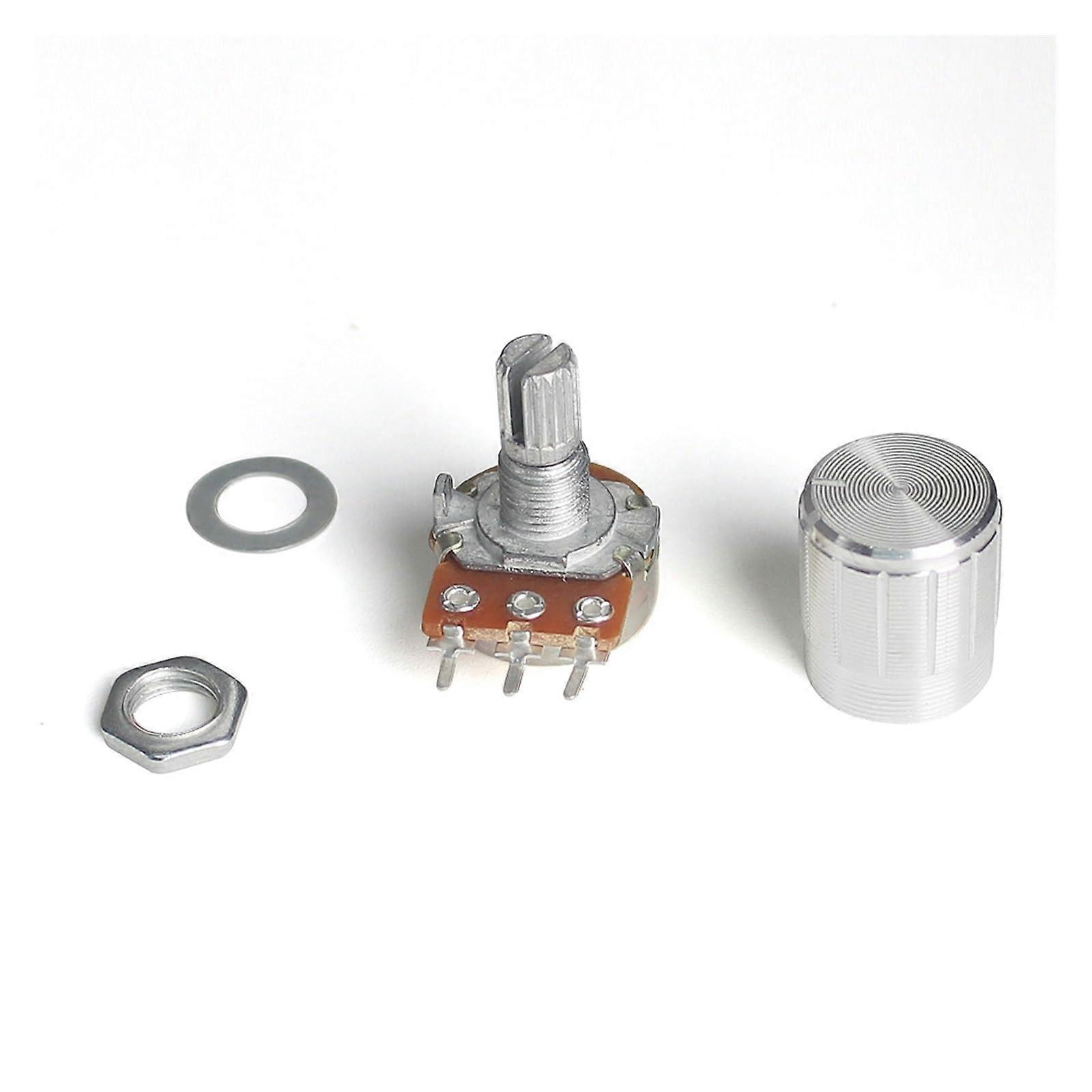 Linear Potentiometer Rotary Knob, 5piece Set WH148 15mm 3pole 1K1M(20K Ohm)