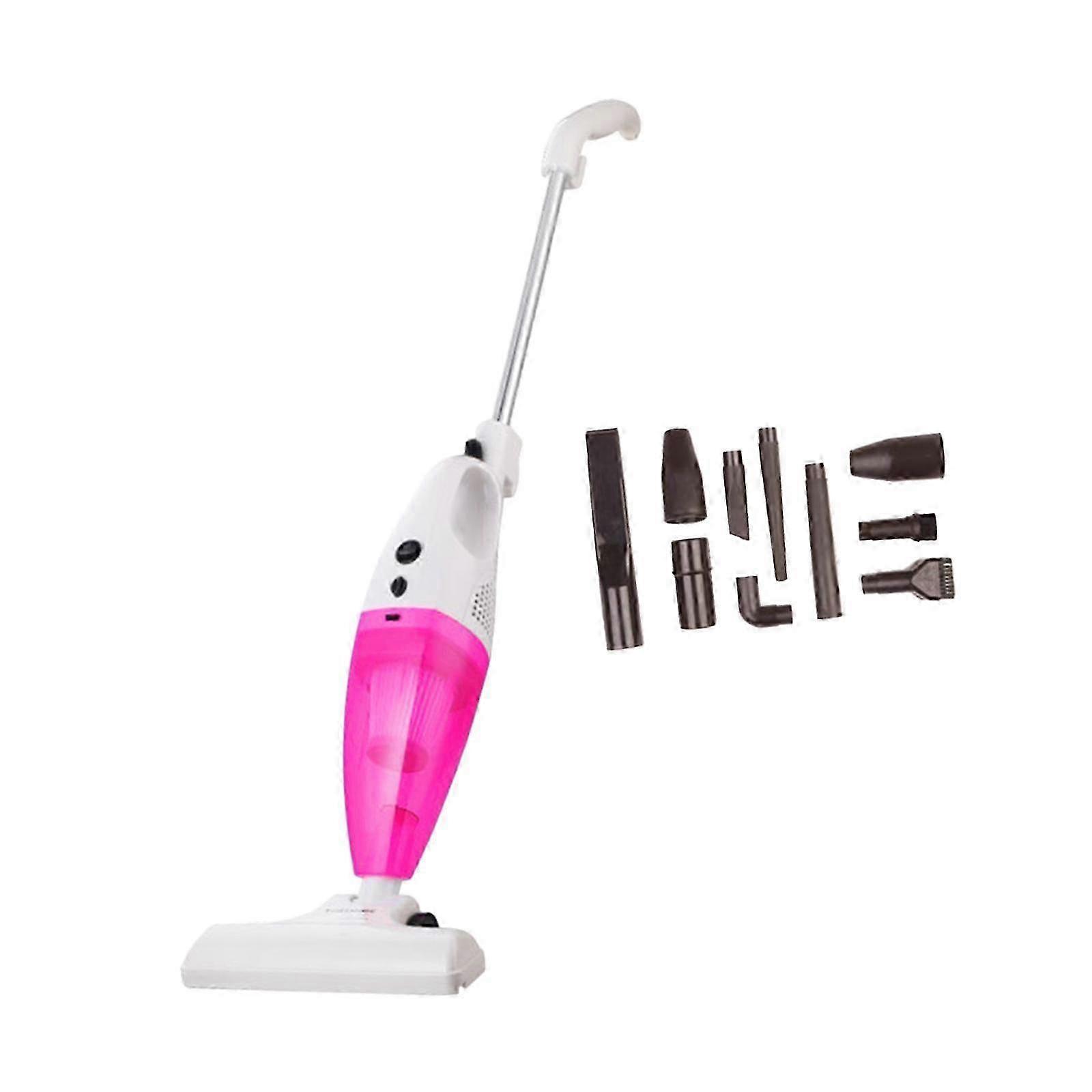 Compact Handheld Stick Vacuum Cleaner for Hard Floors and Pet Hair, Ideal for Office Use, Color: Red
