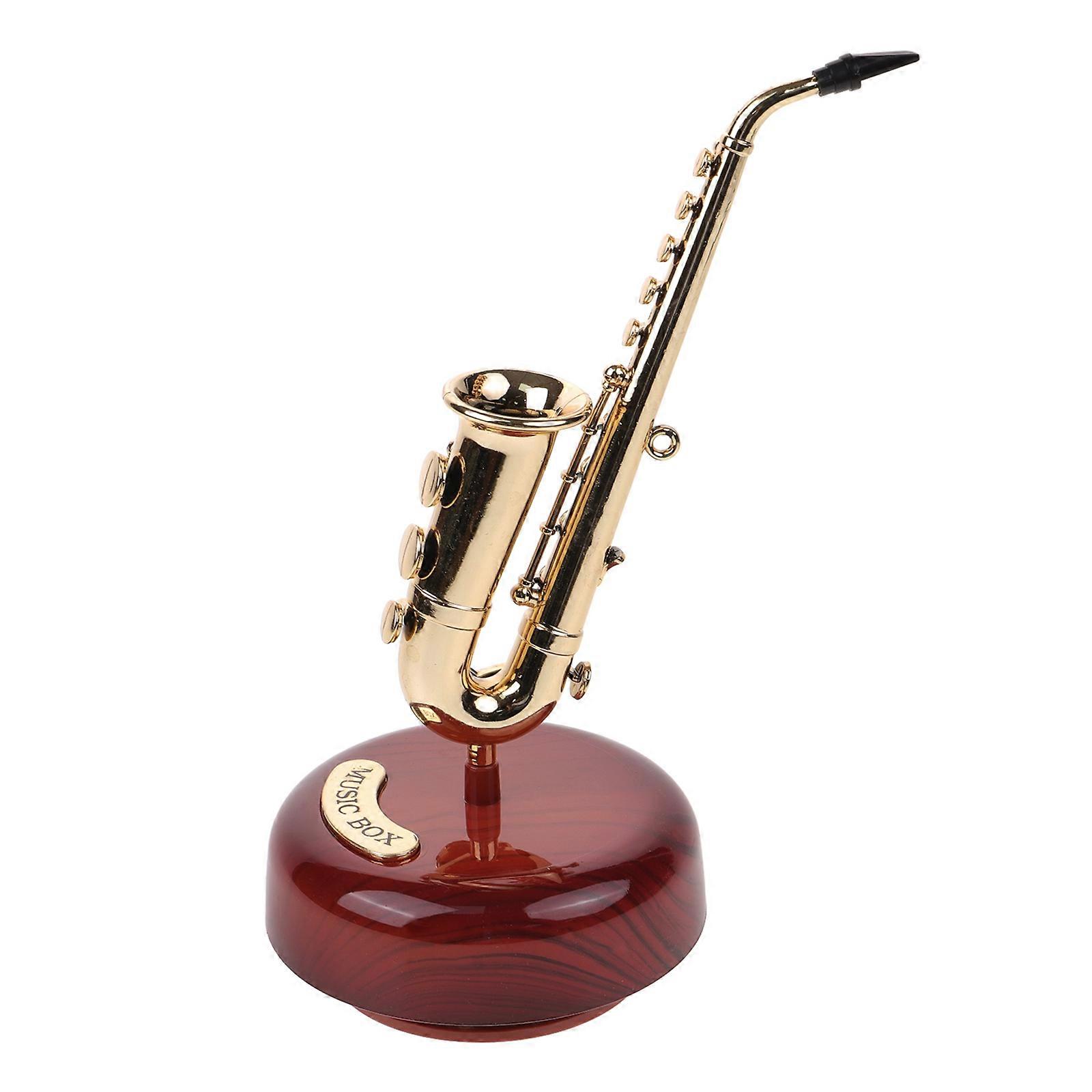 Decorative Music Box Music Box For Adults Home Decor Multi 7.3X5.5X3.7in Retro Design Wind-Up 1Set