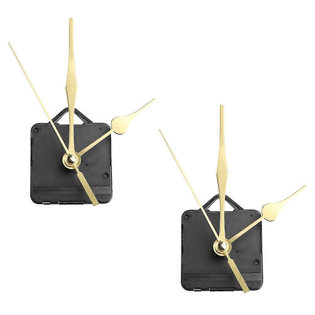 DIY Clock Accessories Silent Quartz Clock Movements Clock Mechanism Repair Parts For DIY Projects Adults 7X5.5cm Durable 2Pack