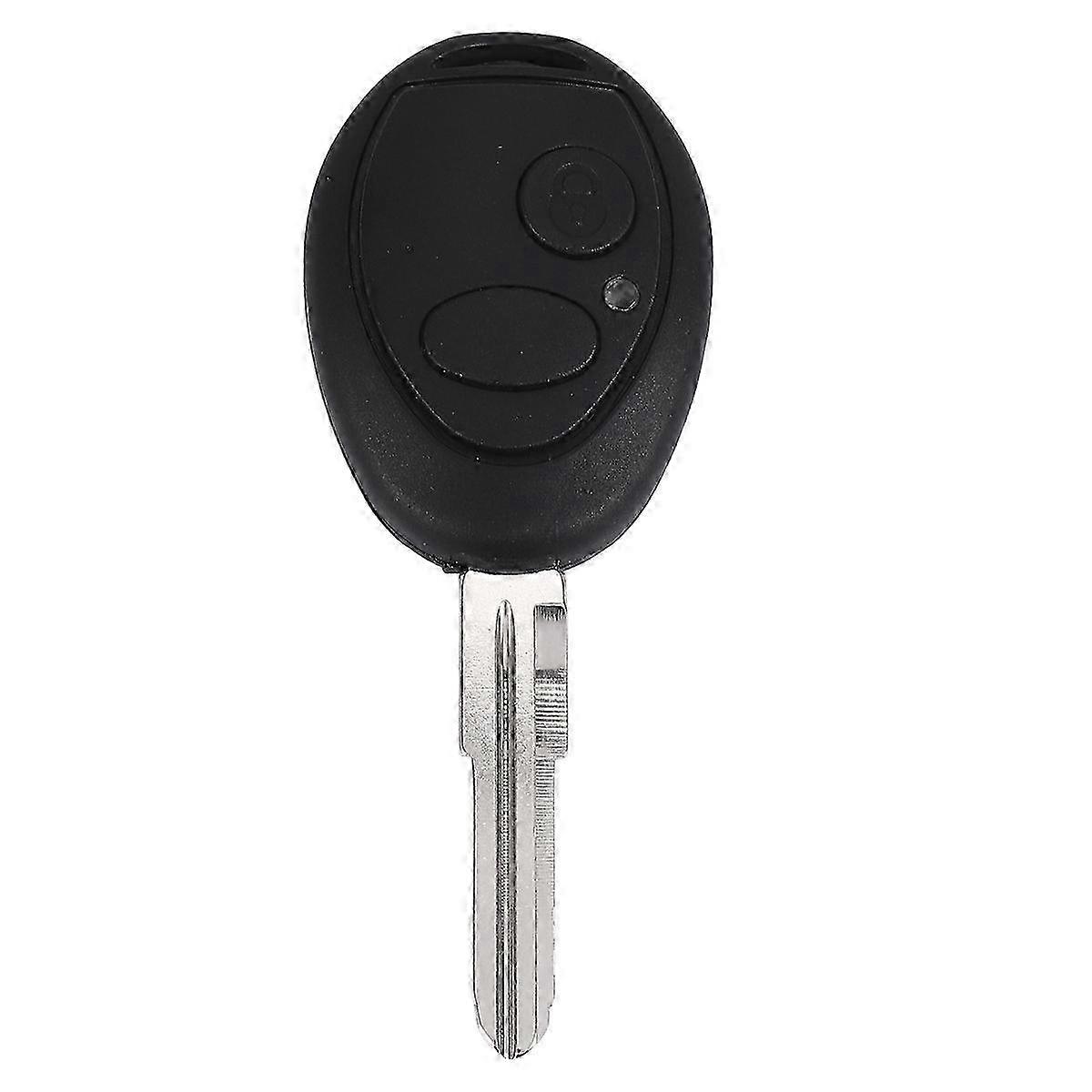 2 Button Remote Key Fob Case Shell Uncut Blade For Land Rover Discovery 99-04--black