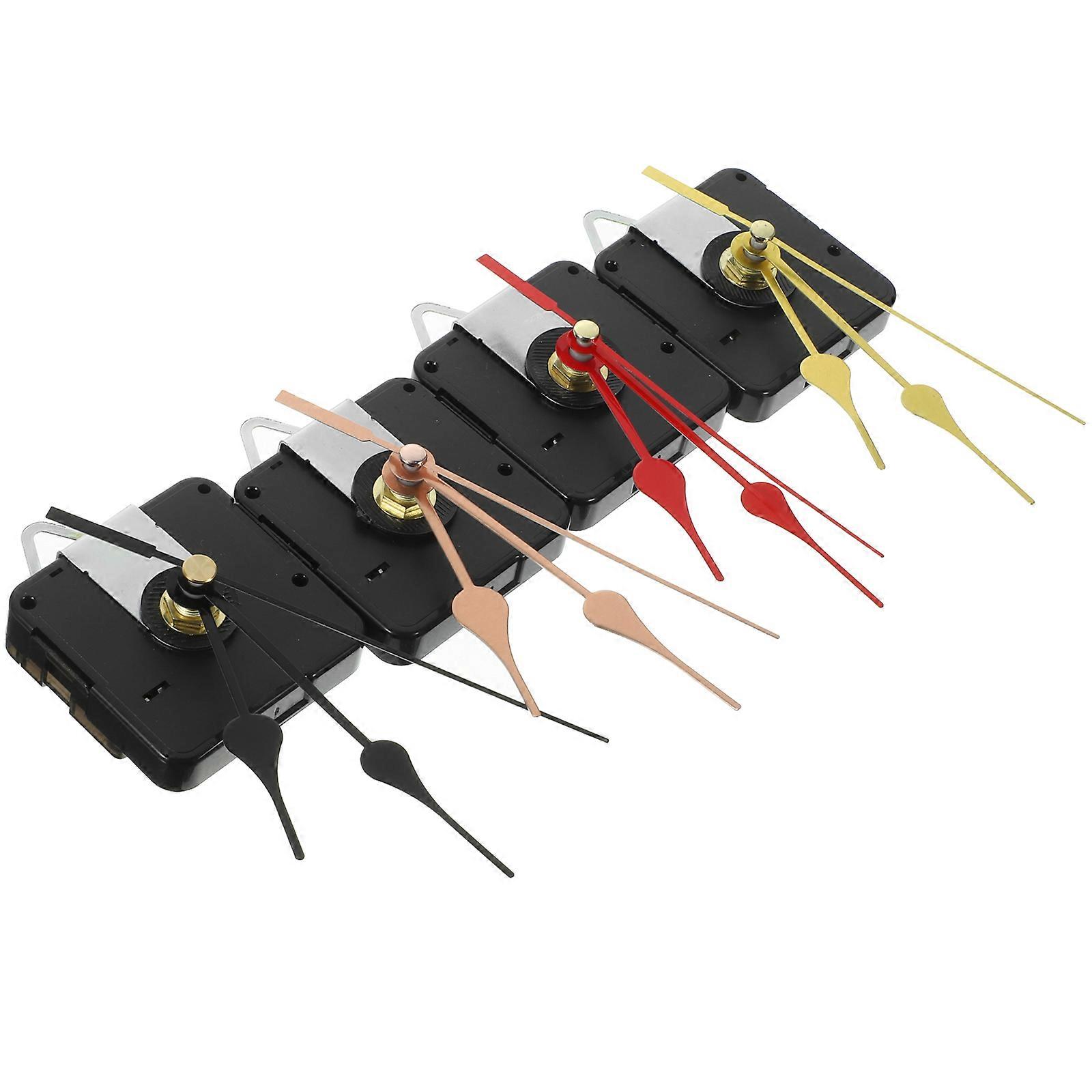 Clock Repair Kit Replacement Clock Mechanism For Diy Projects Plastic 4 Sets