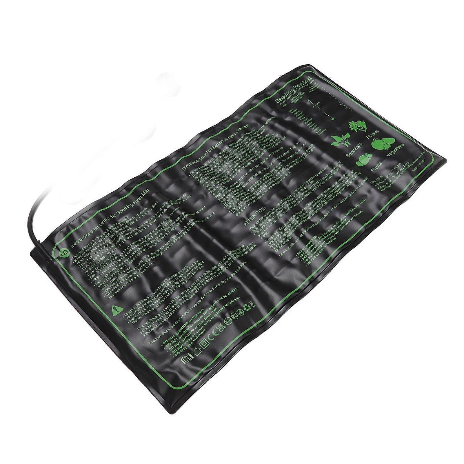 Seedling Heating Mat 50 X 25.5 Cm Hydroponic Heating Pad Intelligent Heating Soft Waterproof Does Not Scald Horticulture