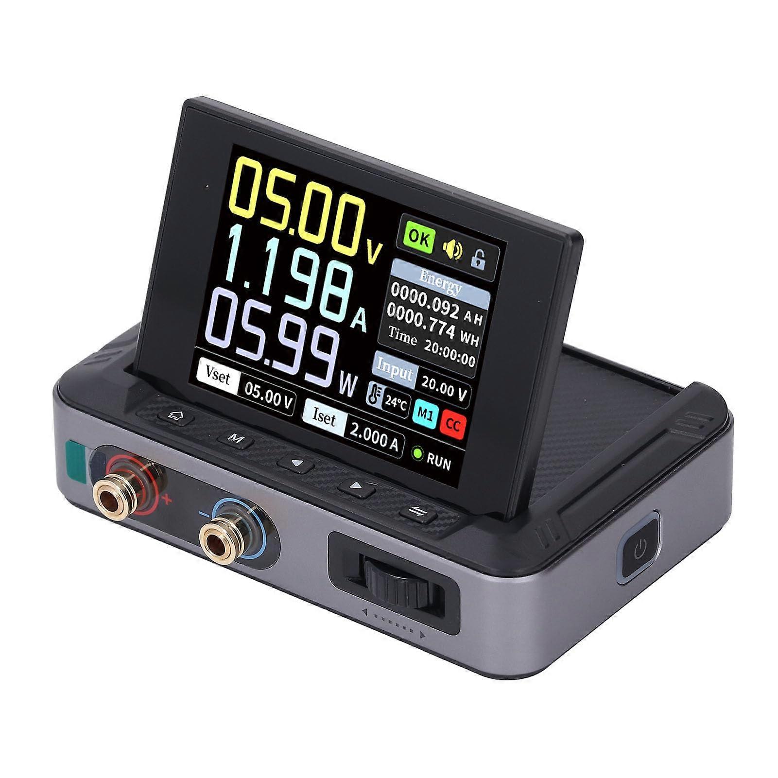 Portable DC Regulated Power Supply 030 V 05A 0150 W with HD Colour Screen, Multiple Protection, Various Input for Maintenance