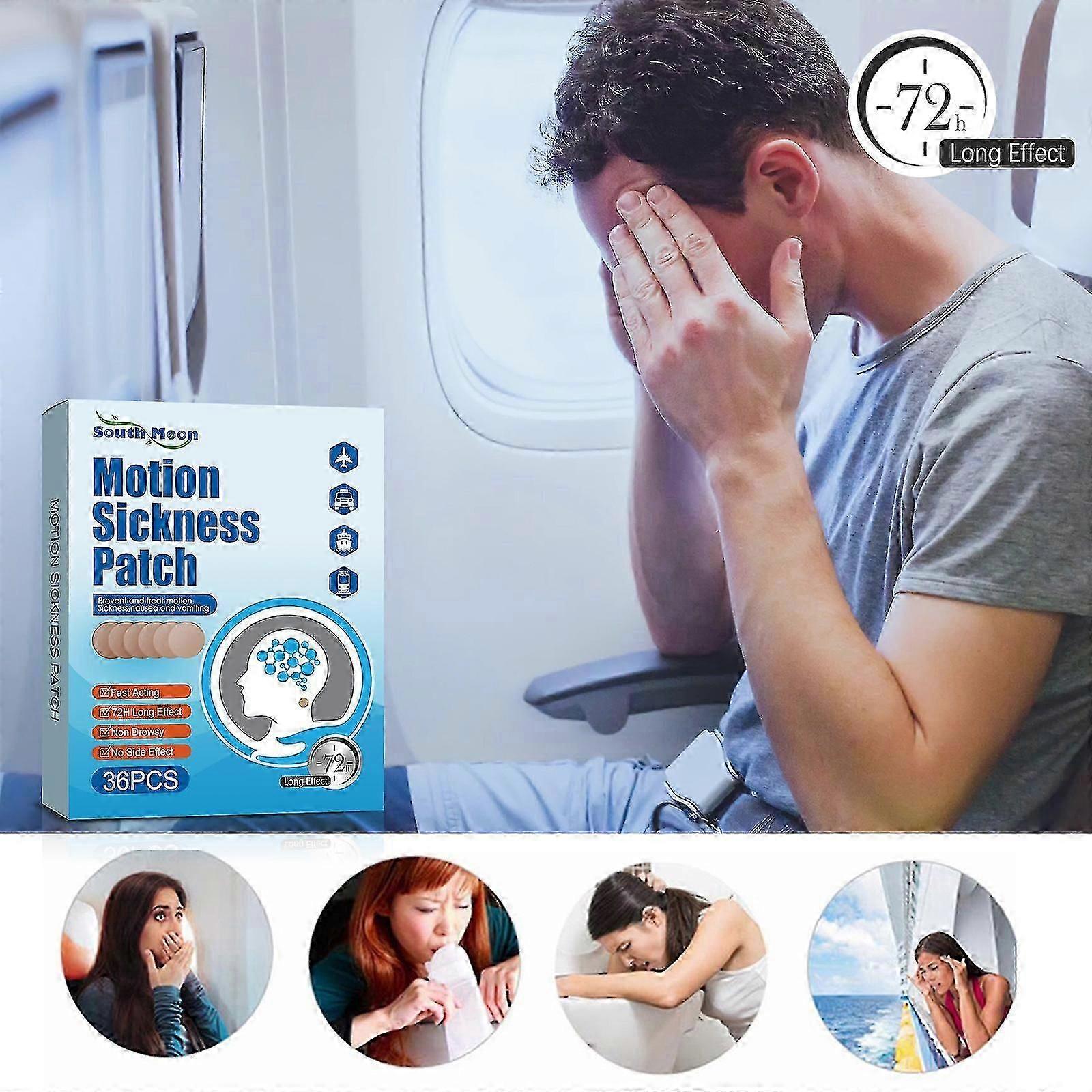 Motion Sickness Patches For Car Boat Rides Cruise Airplane Trips May