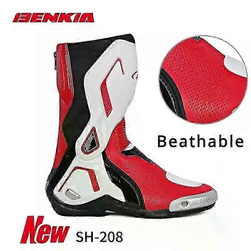 Professional Track Riding Boots with CE Certification for Summer Off-Road Rally Use