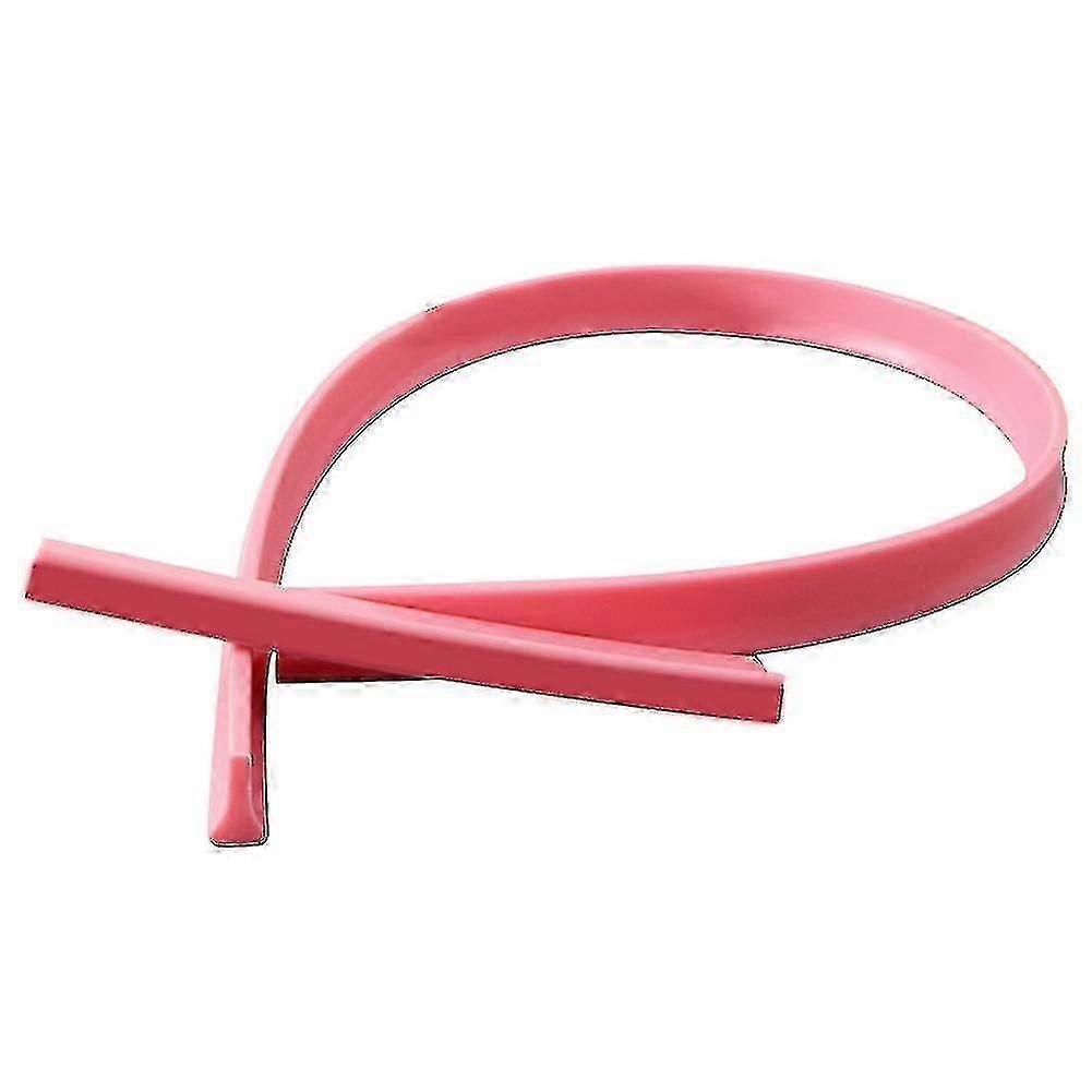 Πτυσσόμενη αδιάβροχη ταινία φράγματος νερού κατωφλίου ντους - 2.5m - ροζ