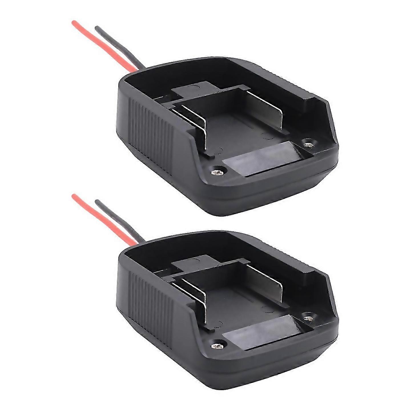 For 2pc Battery Adapter Compatible For 18v Lithium Battery Power Tool