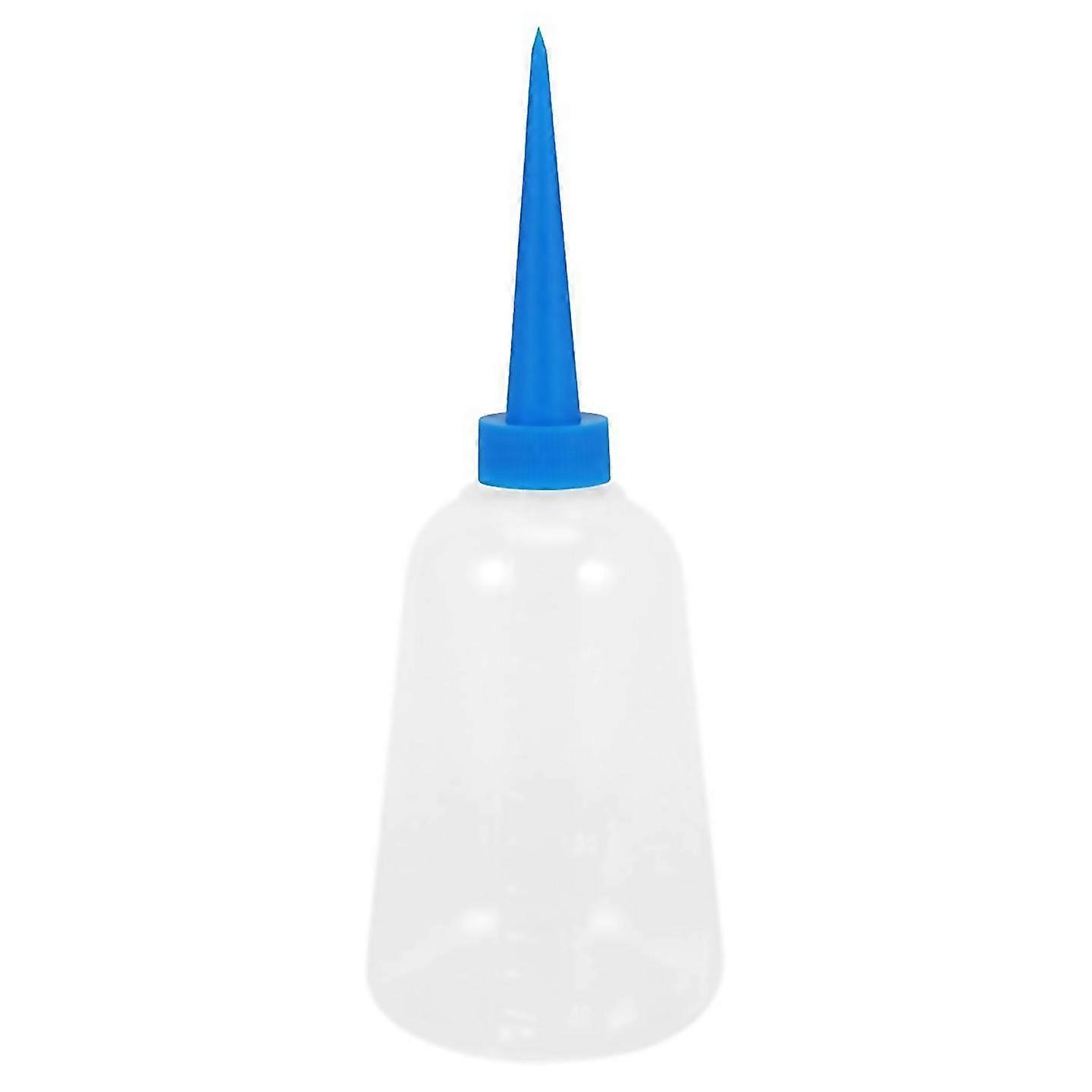 For 250ml Clear White Blue Plastic Liquid Glue Applicator Bottle