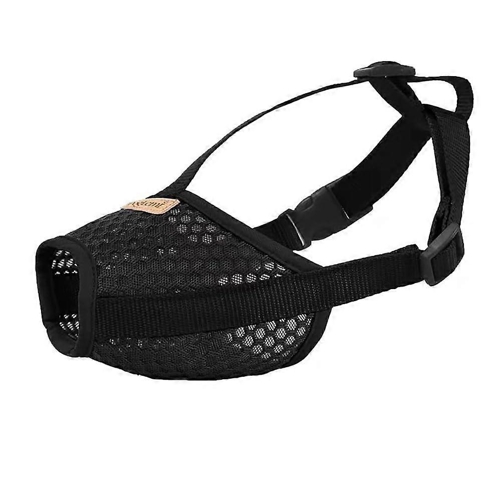 Dog Muzzle Anti Bite Barking Dog Muzzle Adjustable Drinking Muzzle for Pets for Small, Medium Dogs (Black, L, 1320 kg)