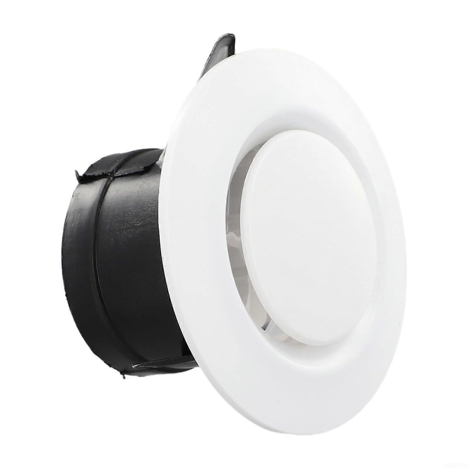 ABS Ceiling Air Diffuser Efficient Cover for Hot Air Vent with Adjustable Control (75mm) 75 mm