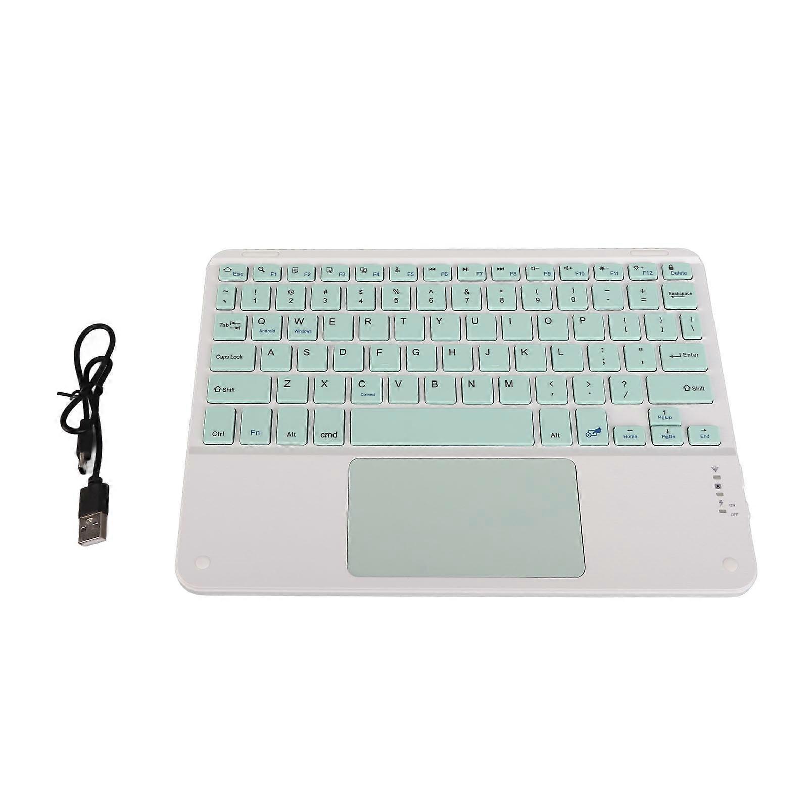 Bluetooth Keyboard with Touchpad 78 Keys Ultra Slim Wireless Portable for Tablets Laptops