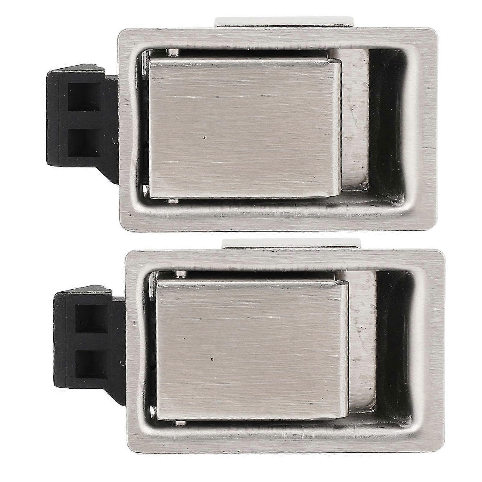 2025 Pair Of Toolbox Handle Latch Stainless Steel Flush Mount Fit Paddle Handle