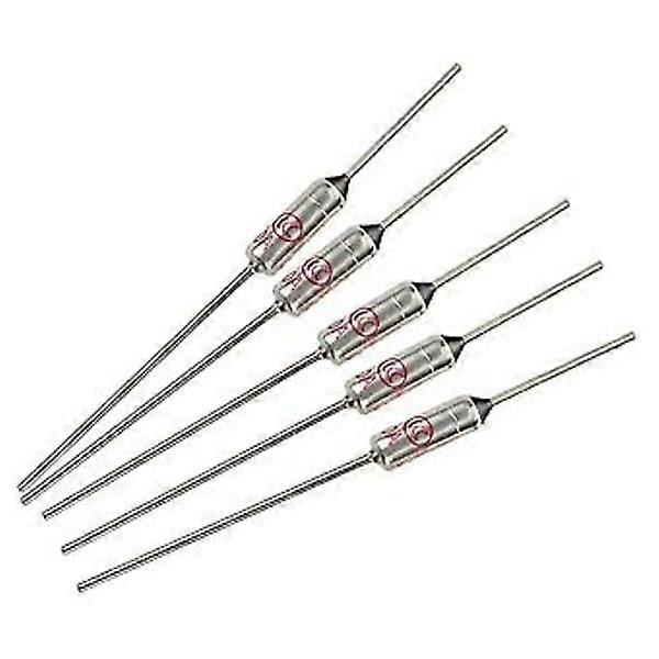 5 circuit breakers TF 185 Celsius 250V 10A thermal fuses.