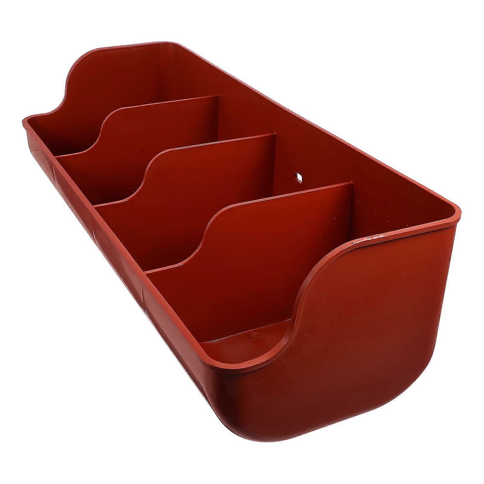 Pig Feeder Multi-slots Goat Feeder Fence Feeder Pig Feeding Trough Farmhouse Pig Feeder